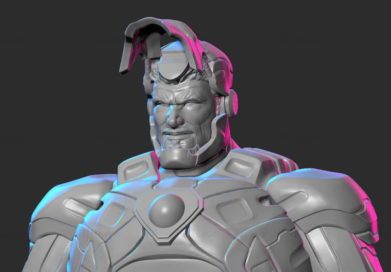 Modelo 3D de Iron Man Venomizado listo para imprimir STL