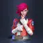 Vi Bust - Arcane Fanart 3D Print Model STL Files