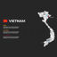 Vietnam Infographics Map editable PPT & Keynote
