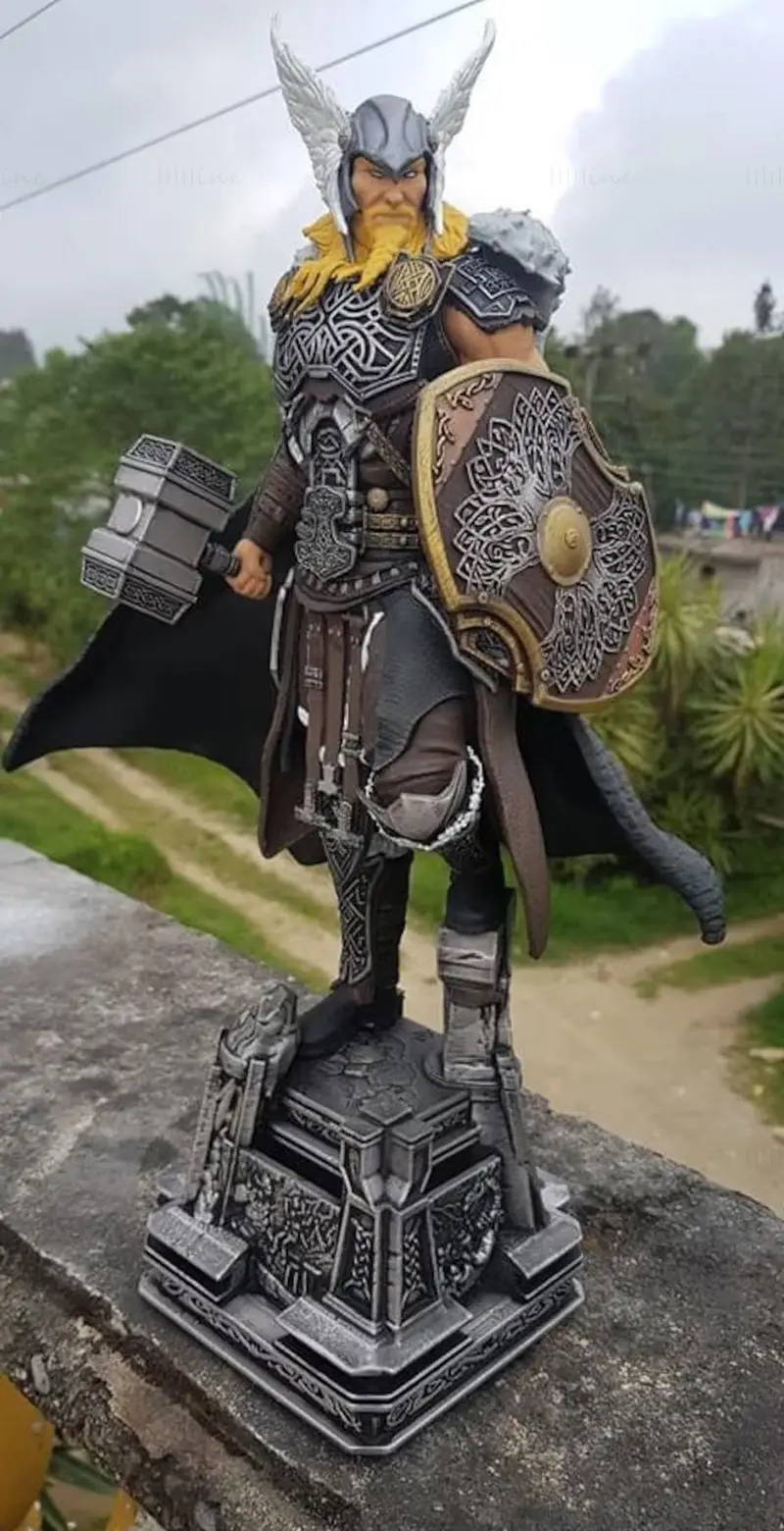 Modèle d'impression 3D Viking Thor STL
