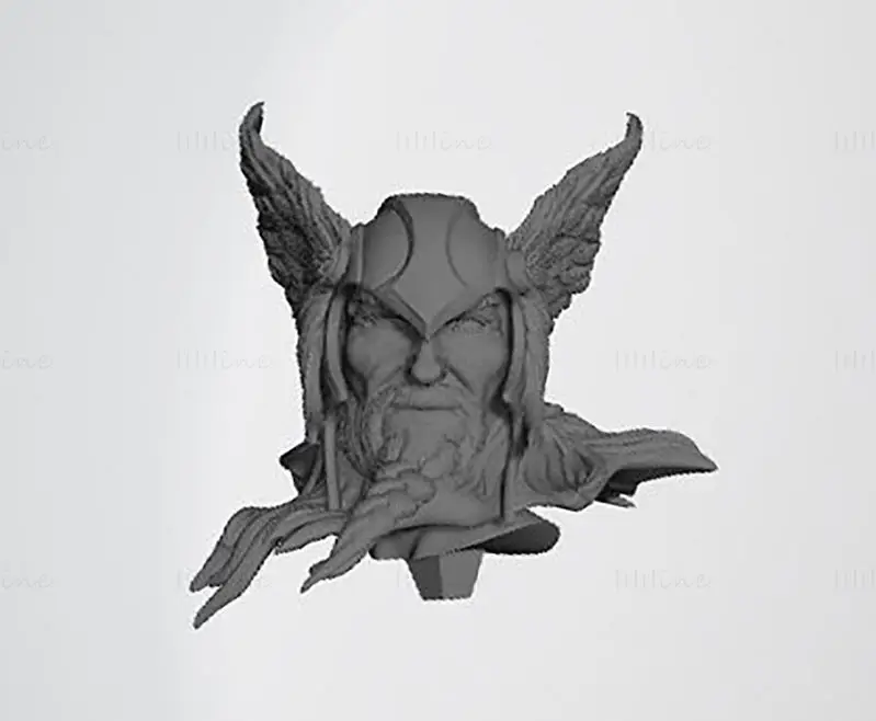 Viking Thor 3D-printmodel STL