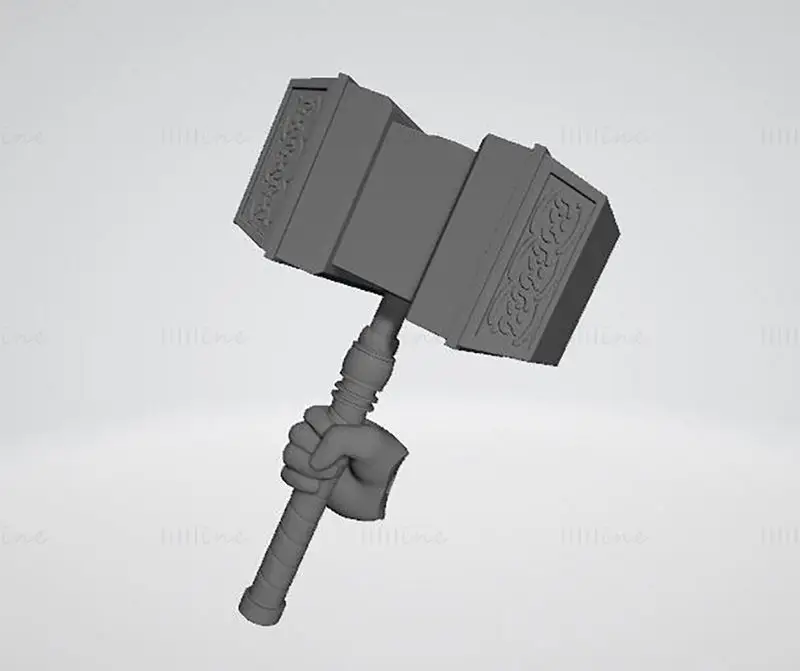 Viking Thor 3D-utskriftsmodell STL
