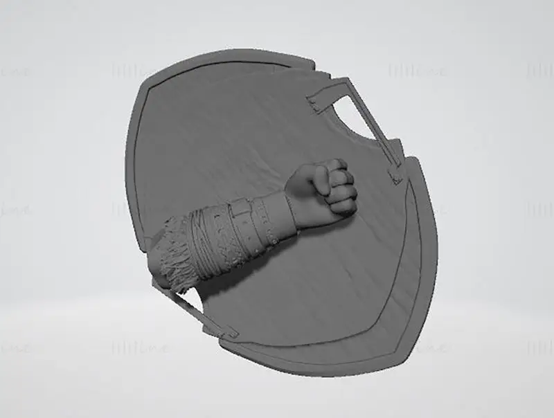 Wikinger Thor 3D-Druck Modell STL