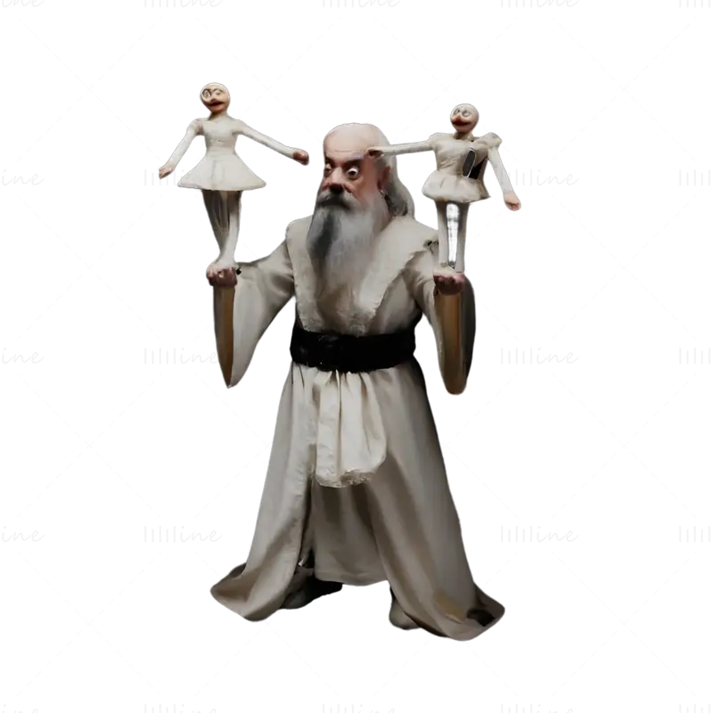 Vintage Character 3D Print Model Collection