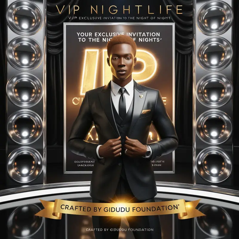 VIP Event Flyer Design Prints JPG