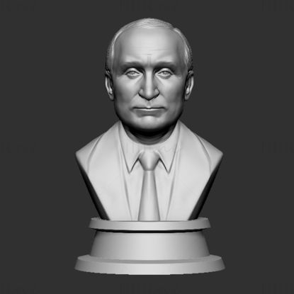 Vladimir Putin busto modelo de impresión en 3d