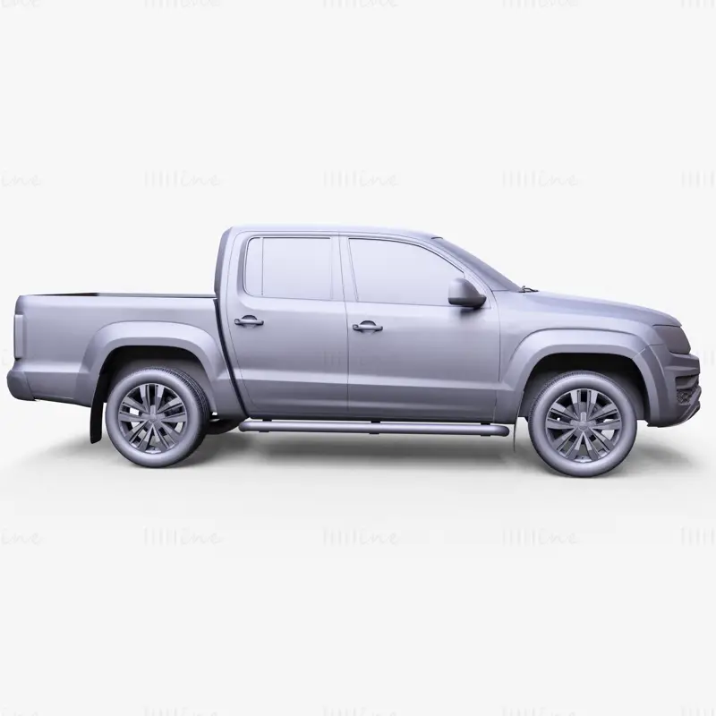 Volkswagen Amarok Highline DoubleCab UK Spec 2020 Car 3D model