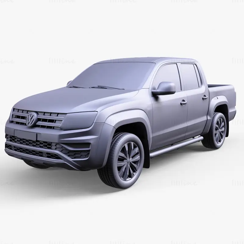 Volkswagen Amarok Highline DoubleCab UK Spec 2020 Car 3D model