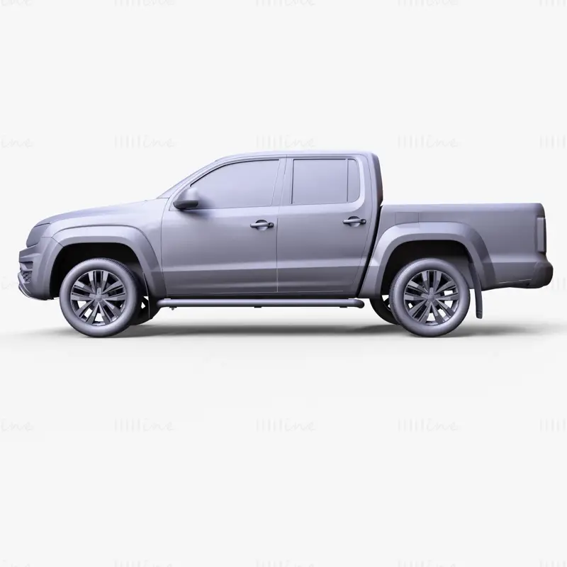 Volkswagen Amarok Highline DoubleCab UK Spec 2020 Car 3D model