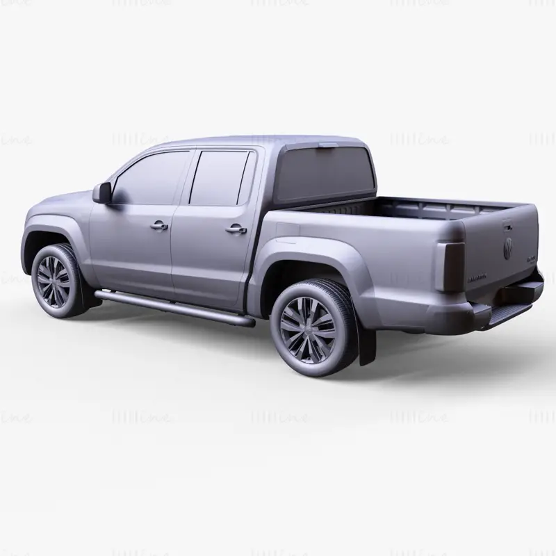 Volkswagen Amarok Highline DoubleCab UK Spec 2020 Car 3D model