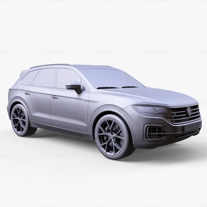 Volkswagen Touareg 2021 Coche Modelo 3D