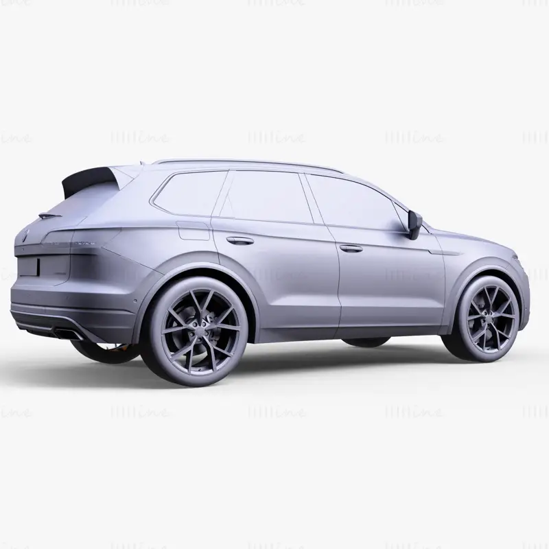 Volkswagen Touareg 2021 Coche Modelo 3D