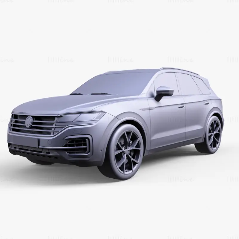 Volkswagen Touareg 2021 Coche Modelo 3D