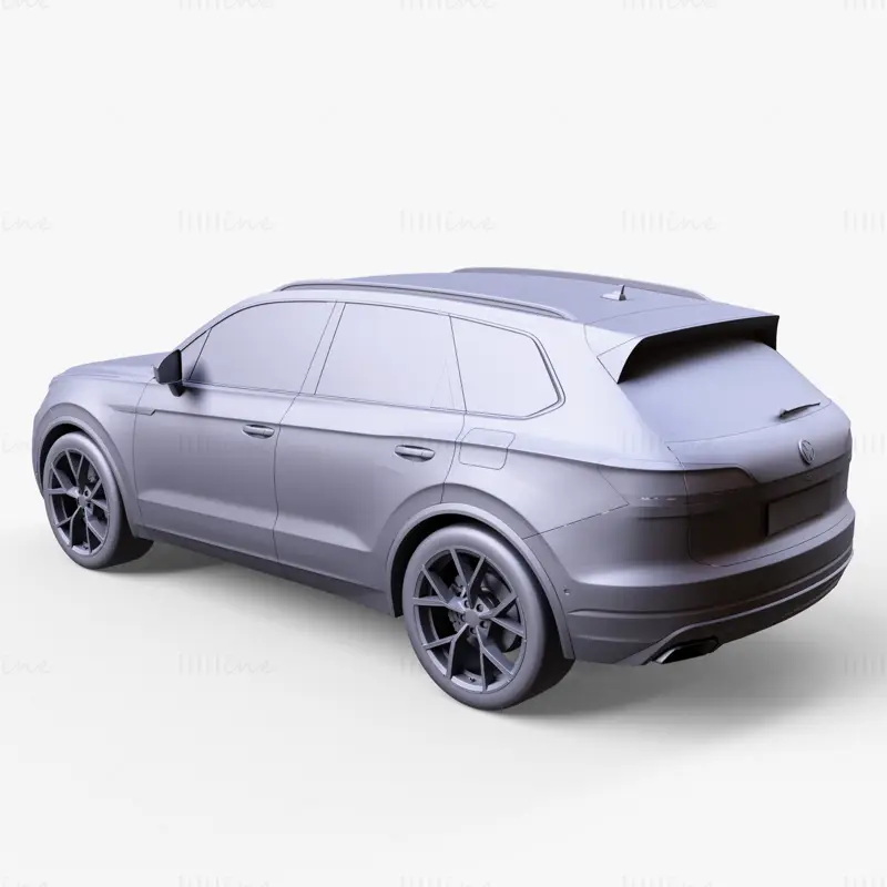 Volkswagen Touareg 2021 Coche Modelo 3D