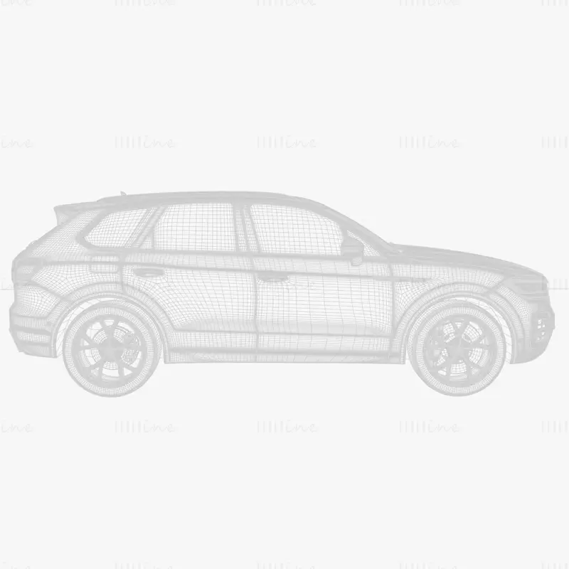 Volkswagen Touareg 2021 Coche Modelo 3D