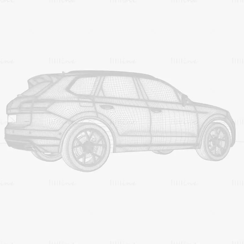 Volkswagen Touareg 2021 Coche Modelo 3D