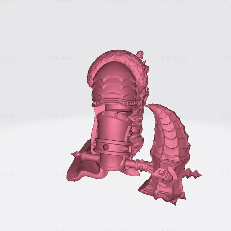 火神铁傀儡微型 3D 打印模型 STL