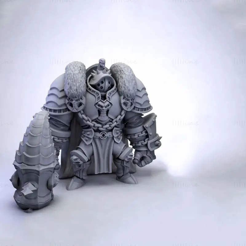 Vulcan Iron Golem miniaturen 3D-printmodel STL