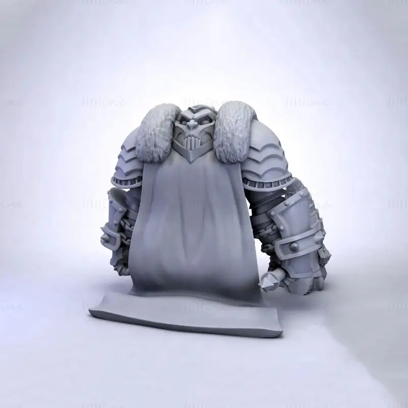 Vulcan Iron Golem miniaturen 3D-printmodel STL