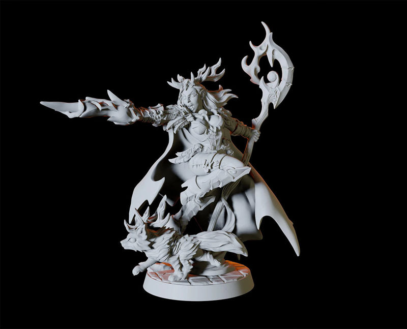 Fox Whitebranch 3D 打印模型 STL