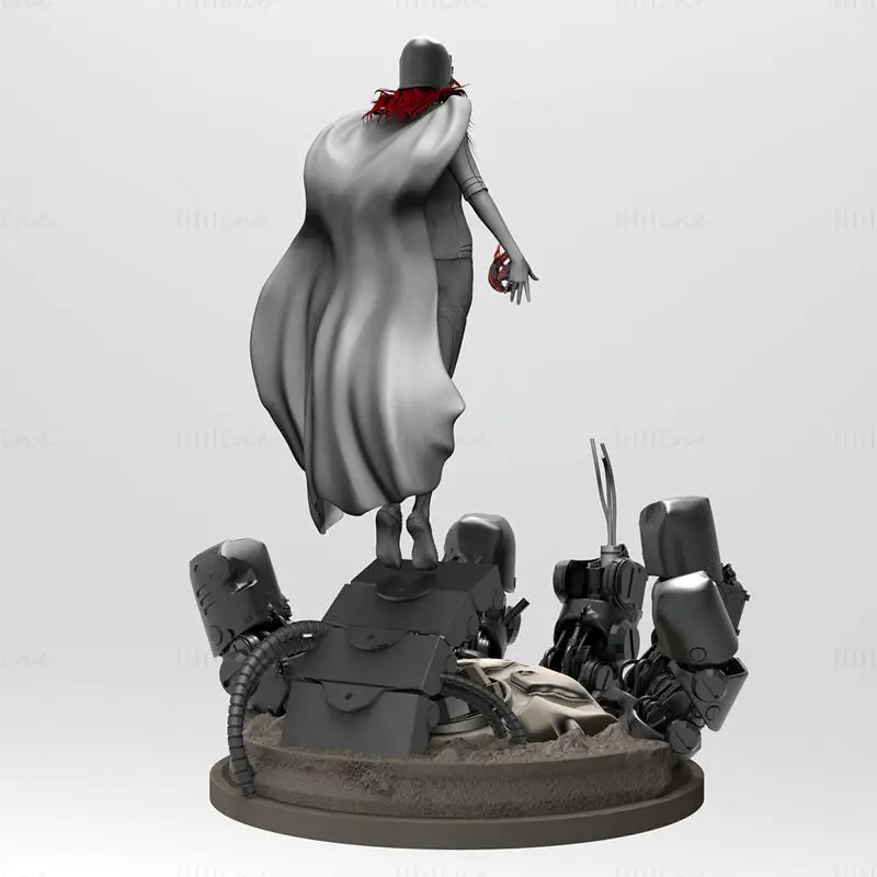 Wanda - Scarlet Witch 3D-utskriftsmodell STL
