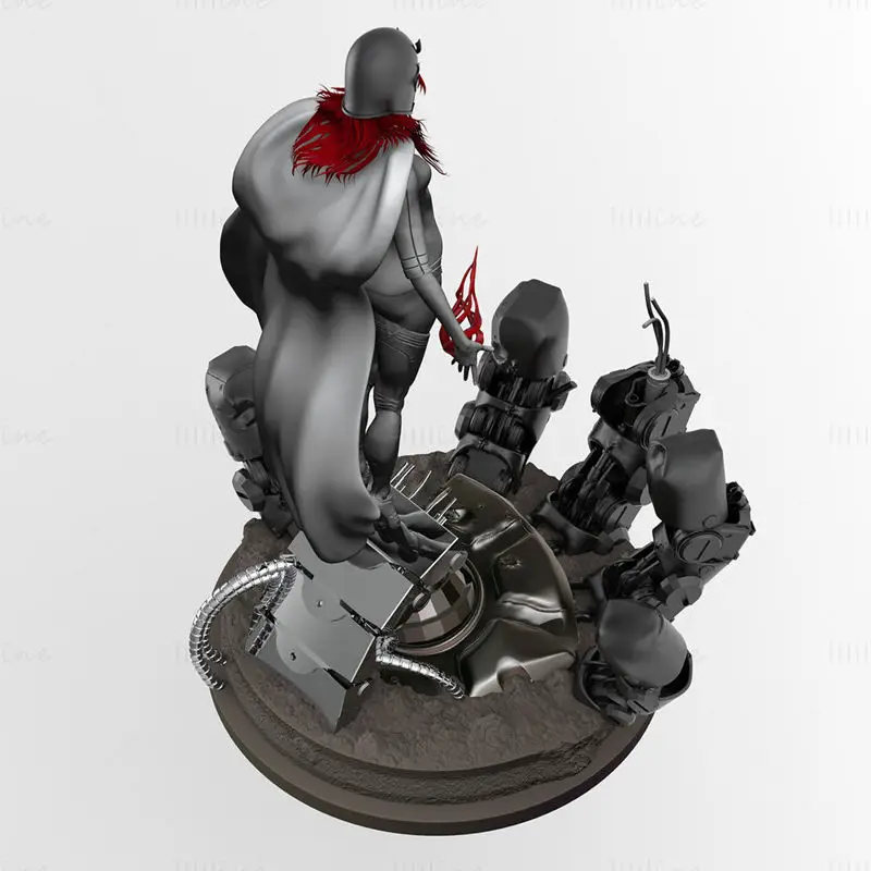 Wanda - Scarlet Witch 3D nyomtatási modell STL