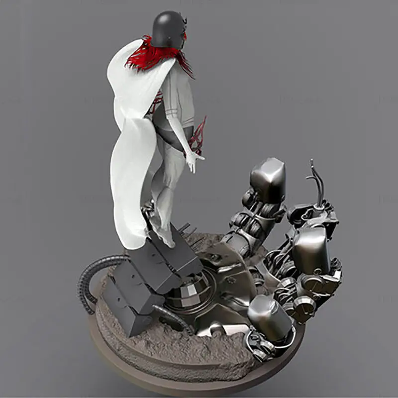 Wanda - Scarlet Witch 3D-utskriftsmodell STL