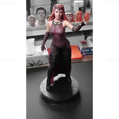 旺达猩红女巫3D打印模型STL