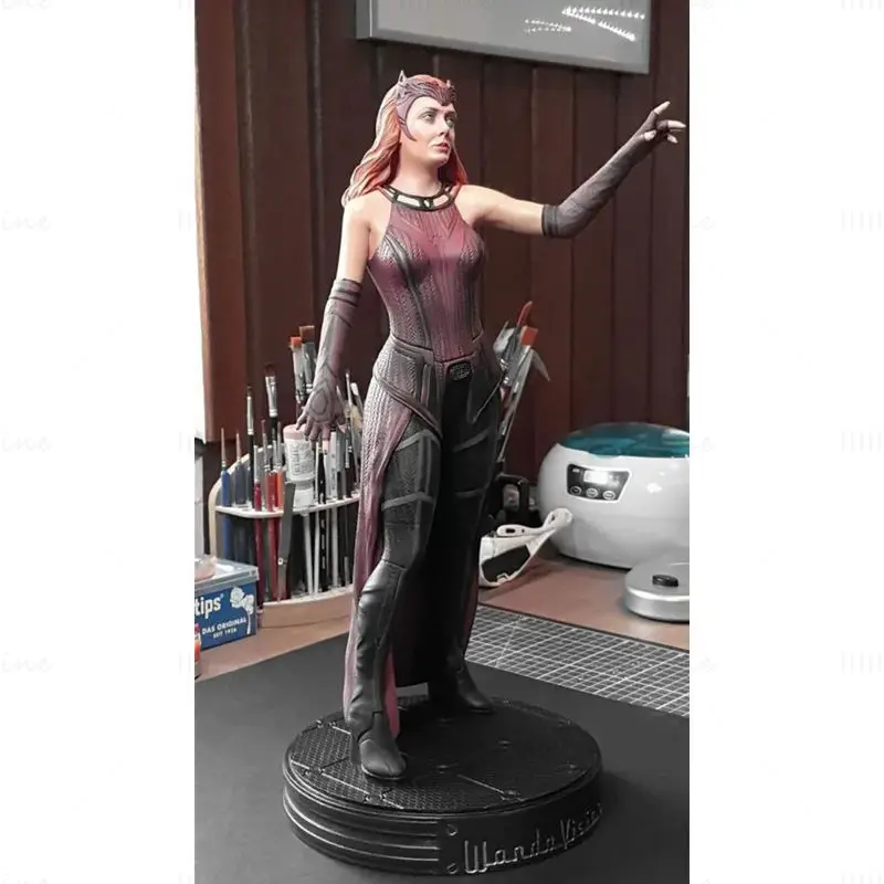 Wanda Scarlet Witch 3D-Druckmodell STL