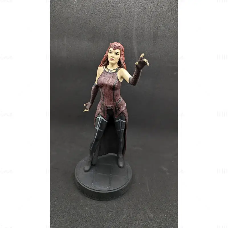 Wanda Scarlet Witch 3D-utskriftsmodell STL