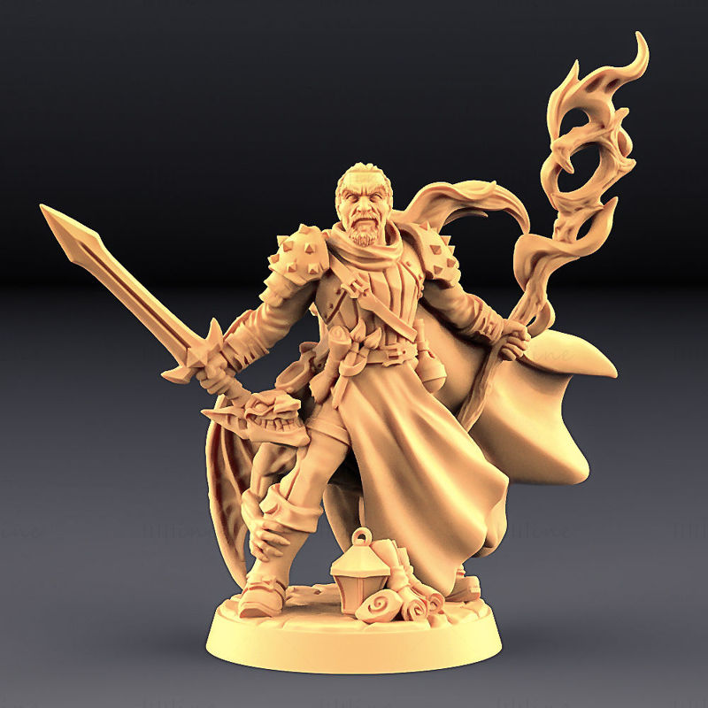 Wappellious Spellbrush 3D Printing Model