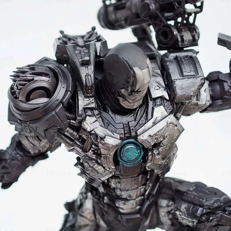 War Machine Figure 3D Printing Model STL