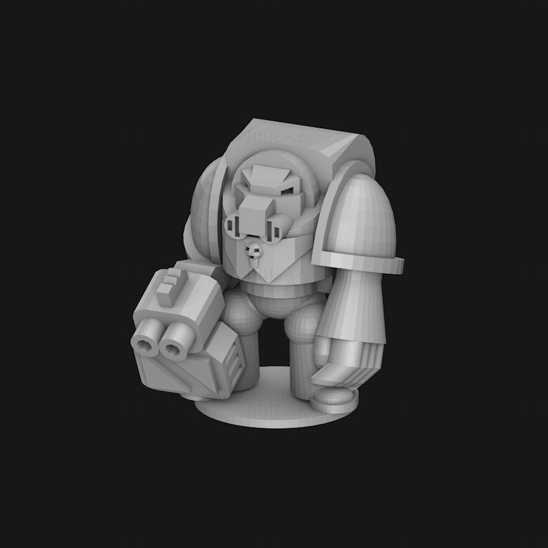 3D tiskový model Warhammer Space Marine Terminator