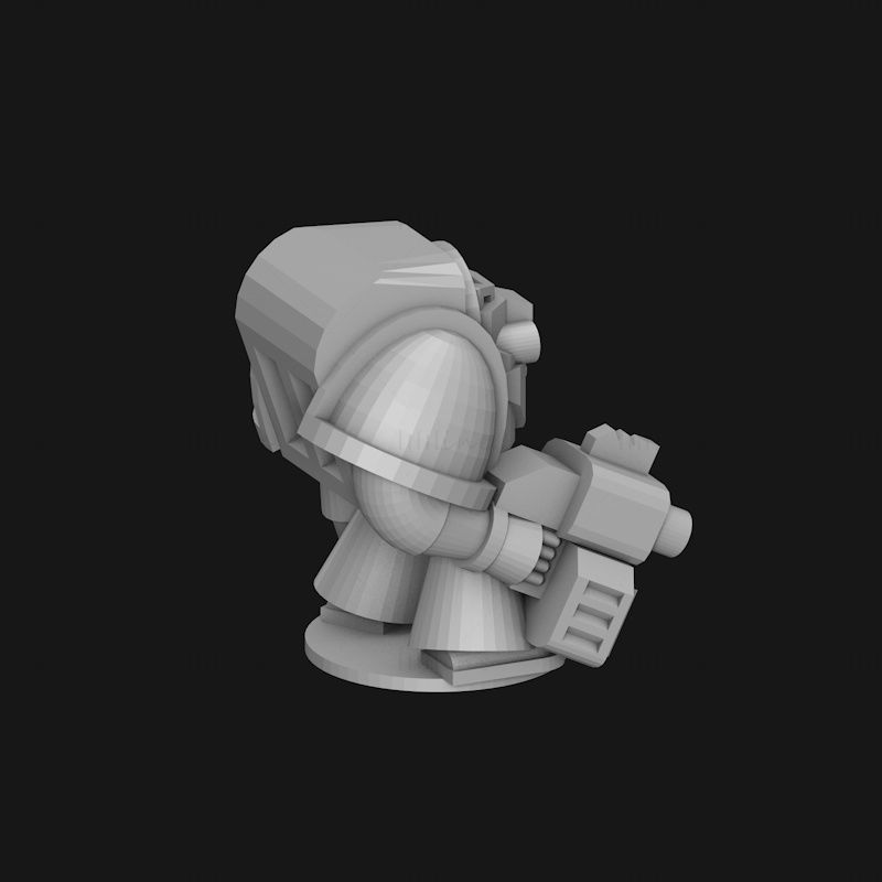 3D tiskový model Warhammer Space Marine Terminator