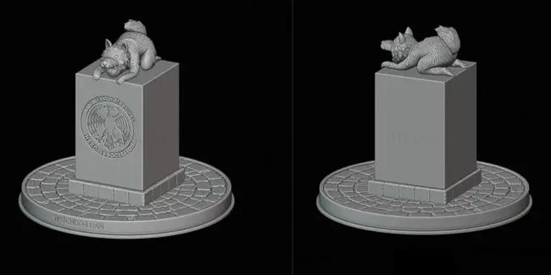 警犬侠 - 一拳超人 3D 打印模型 STL