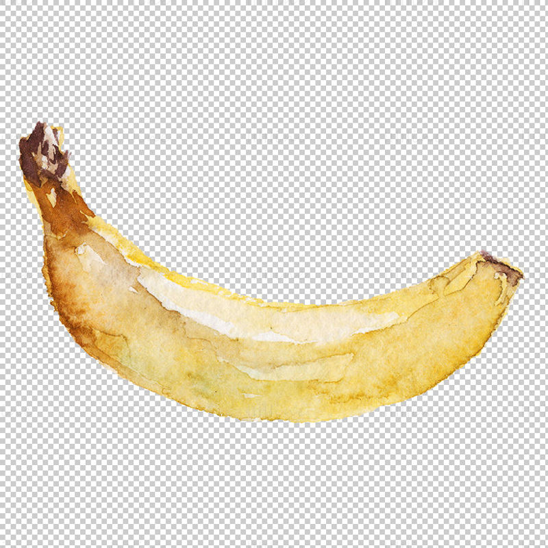 Watercolor banana png