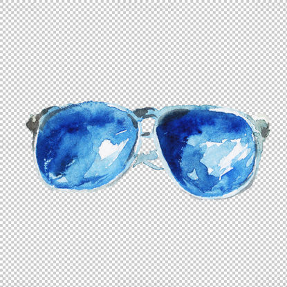 Watercolor sunglasses png