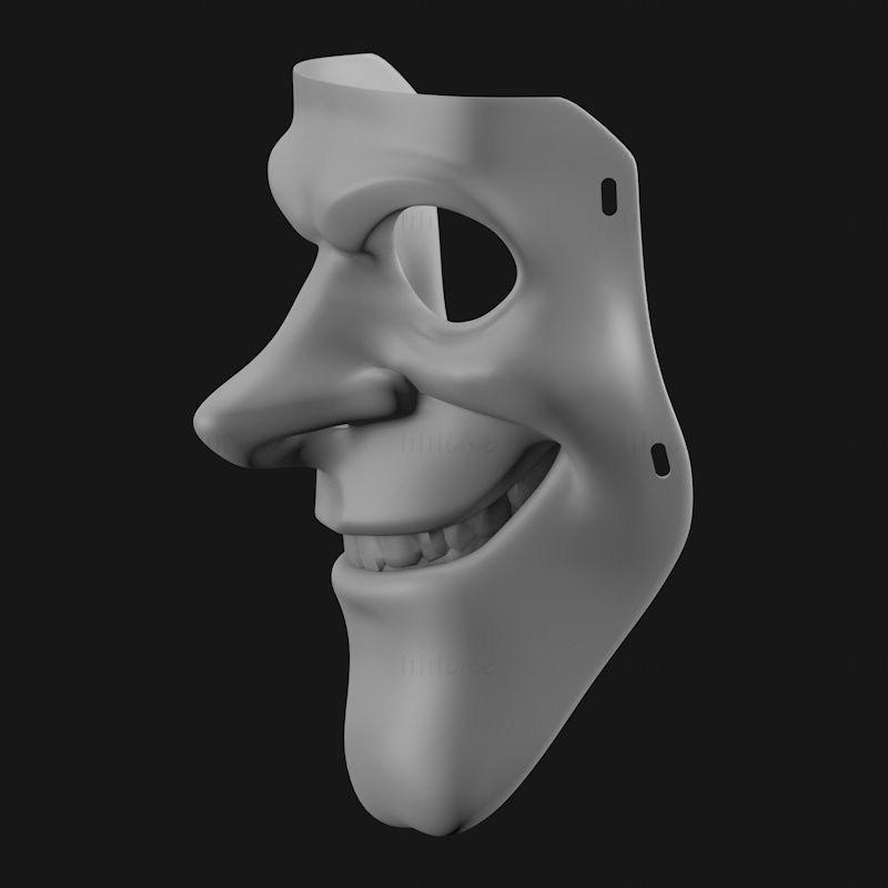 少数幸运儿鲍比面具 3D 打印模型 STL