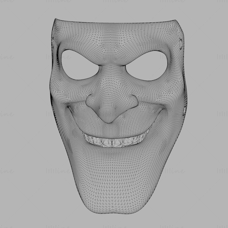 少数幸运儿鲍比面具 3D 打印模型 STL
