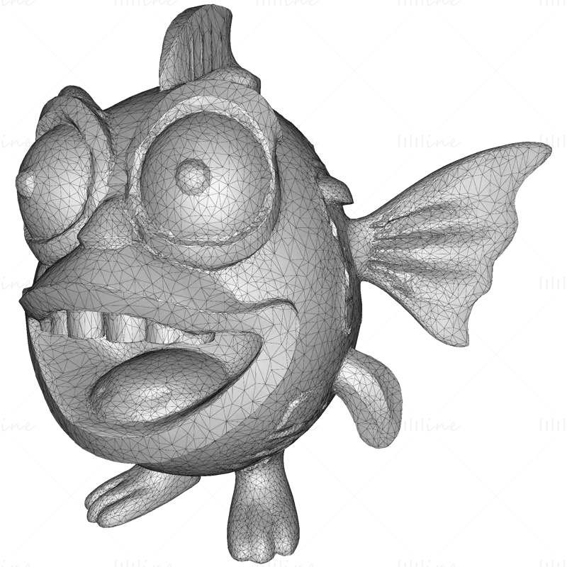 مجموعه مدل چاپ سه‌بعدی WhimsiFish AI Creature