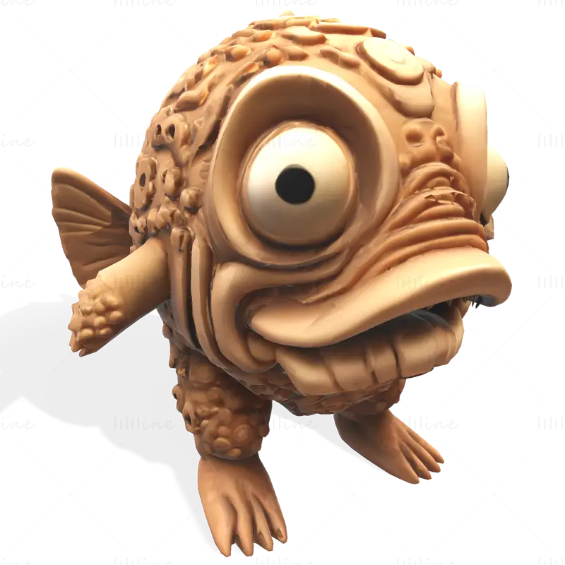 مجموعه مدل چاپ سه‌بعدی WhimsiFish AI Creature