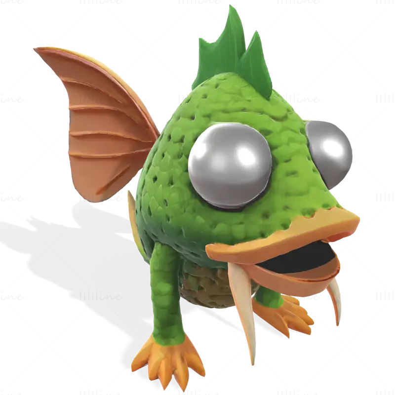مجموعه مدل چاپ سه‌بعدی WhimsiFish AI Creature
