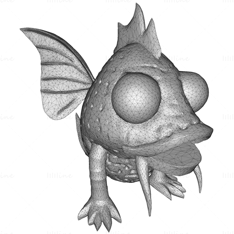 مجموعه مدل چاپ سه‌بعدی WhimsiFish AI Creature
