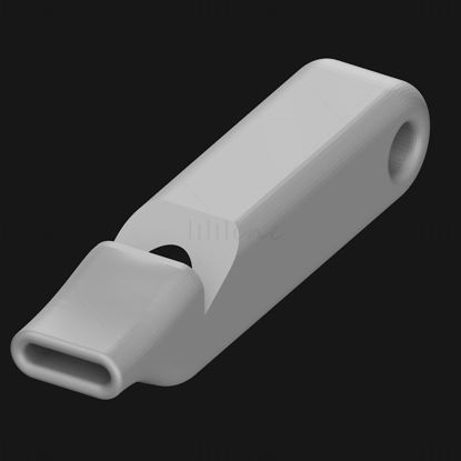 Whistle 3D-printmodel STL