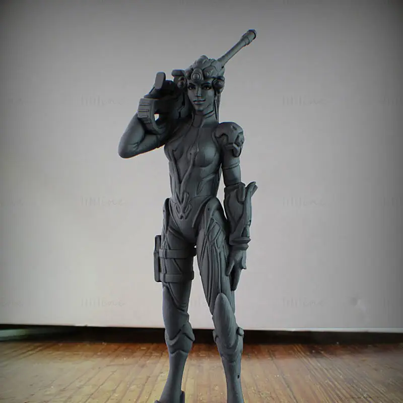 Widowmaker Overwatch Figures 3D Printing Model STL
