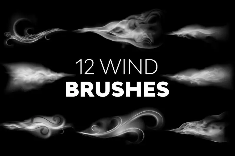 Wind PS Photoshop Brushes
