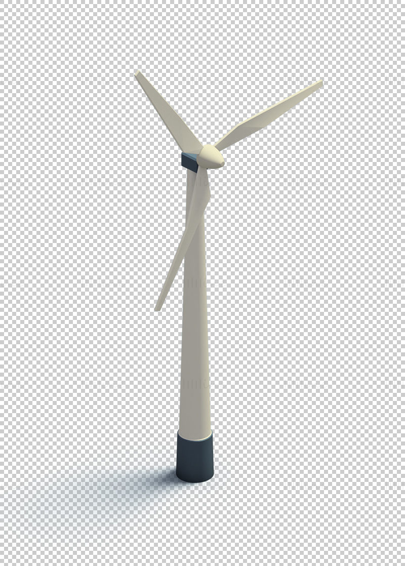 Windturbinen 3D png