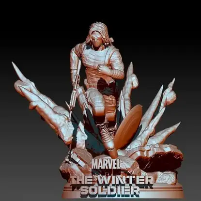 Winter Soldier 3D Print Model STL