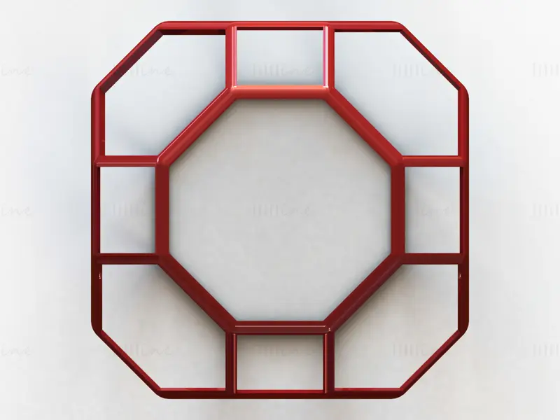 Žični model velikega rombikuboktaedra 3D tiskanje STL