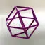 Tvar drátěného modelu Cuboctahedron 3D tisk Model STL